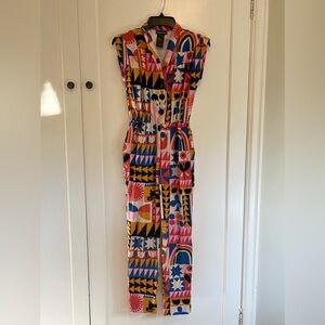 Nooworks Magic Suit Congdon Multicolor Abstract Print Top